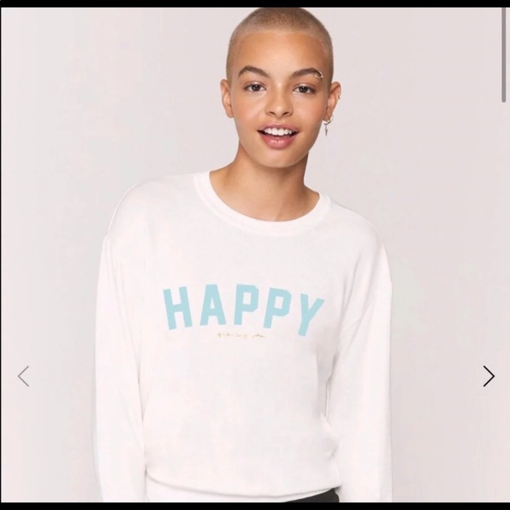 Spiritual Gangster HAPPY Sweater - Picture 1 of 9